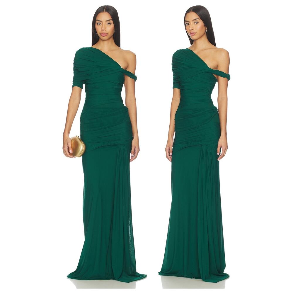 Deme by Gabriella Alba Gown Ruched Party Formal Wedding Guest Prom Holidays L